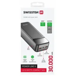 [8595217490635] Swissten Powerline II 30,000mAh Powerbank