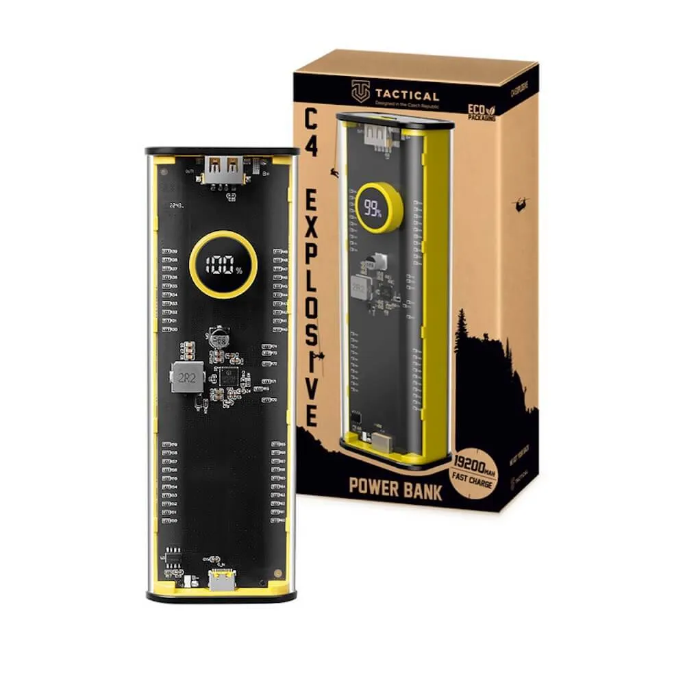 [8596311204470] Tactical C4 Explosive Powerbank 19200 mAh (22.5W)
