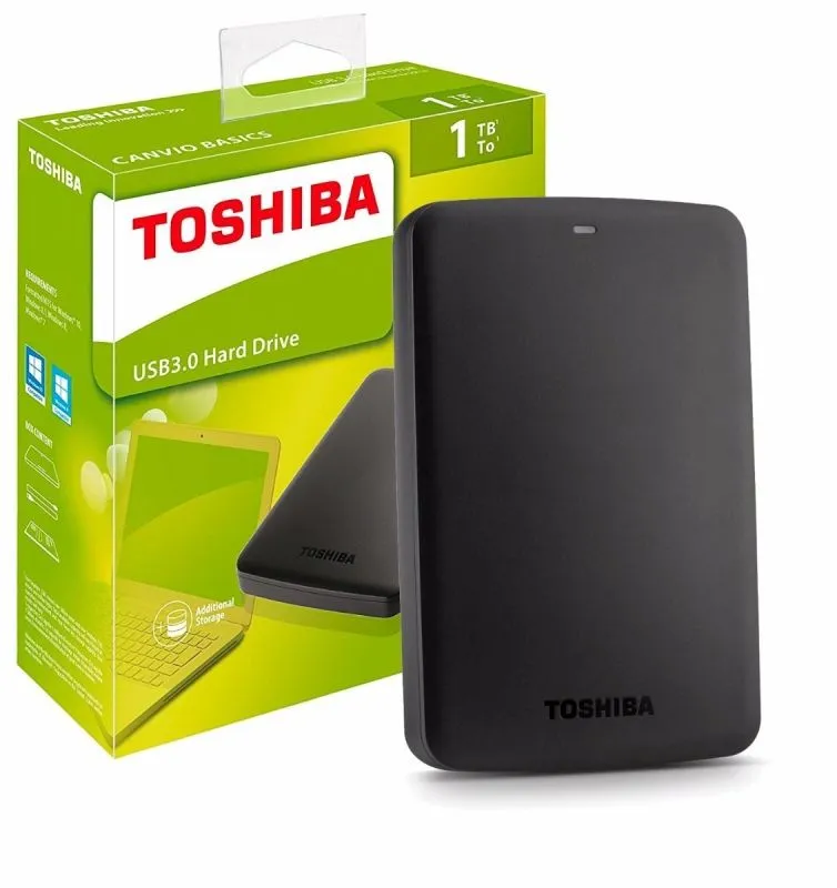 [4260557512340] Toshiba Canvio Basics 1TB External Hard Drive