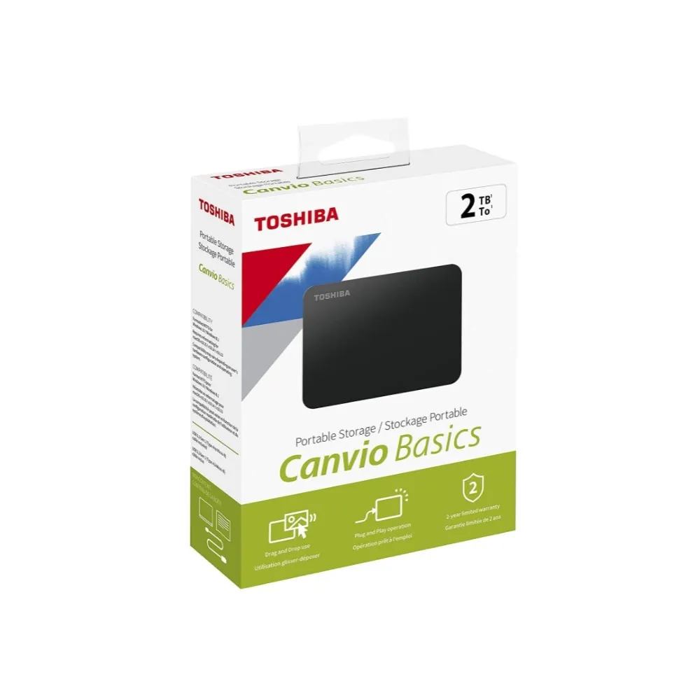 Toshiba Canvio Basics 2TB 2.5 HDD