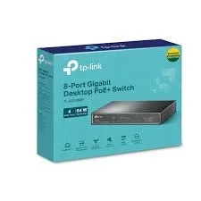 [6935364021160] TP-Link 8-Port Gibabit Switch PoE+ Switch - TL-SG1008P