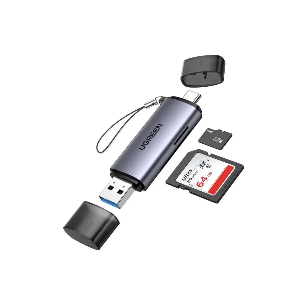 [35988725278] Type C and USB A SD Card Reader