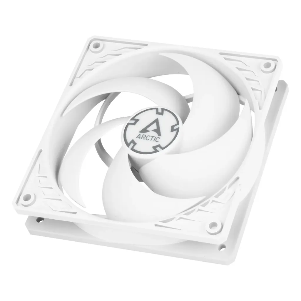 Ultra-Quiet 120mm Slim PC Case Fan with PWM | White