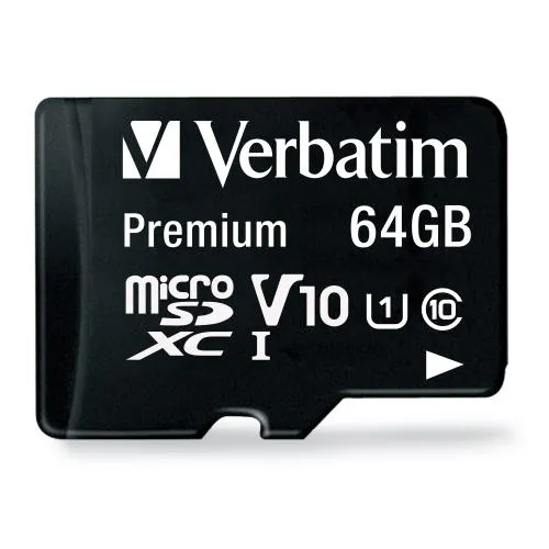 [11615] Verbatim 64GB Micro SD Card