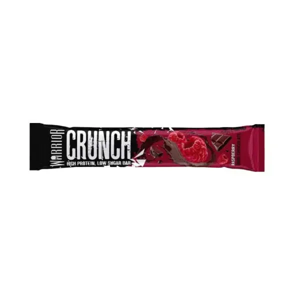 [5060756343702] Warrior Crunch Raspberry Dark Choc. Protein Bat