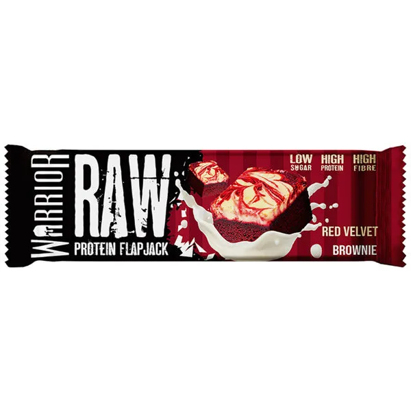 [5060756345676] Warrior Raw Protein Flapjack Red Velvet Brownie