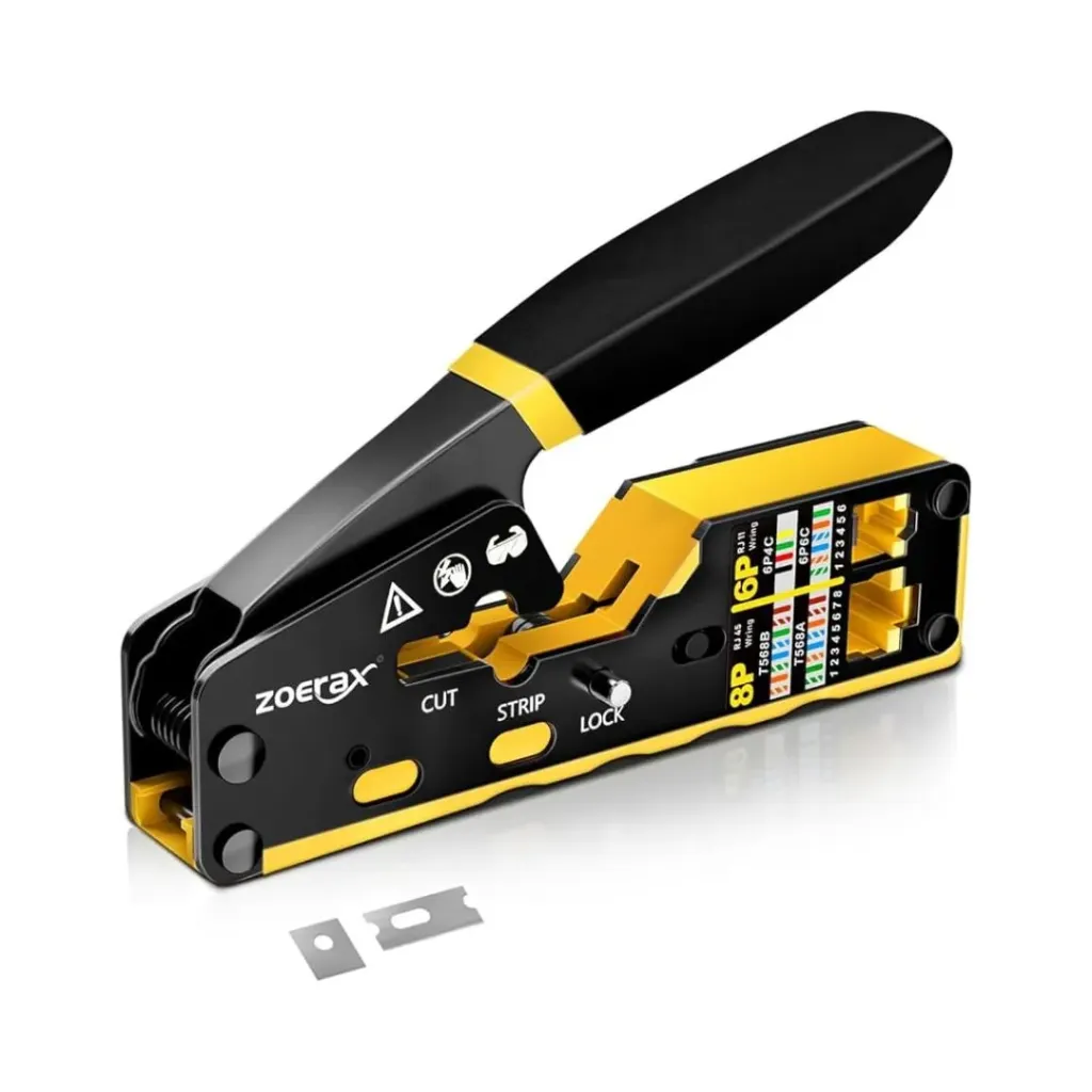 [12298] ZoeRax RJ45 Passthrough Crimp Tool