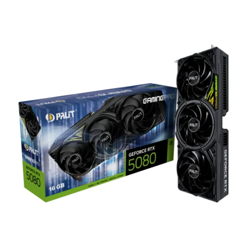 Palit GamingPro RTX 5080 16GB GDDR7 3 Fan