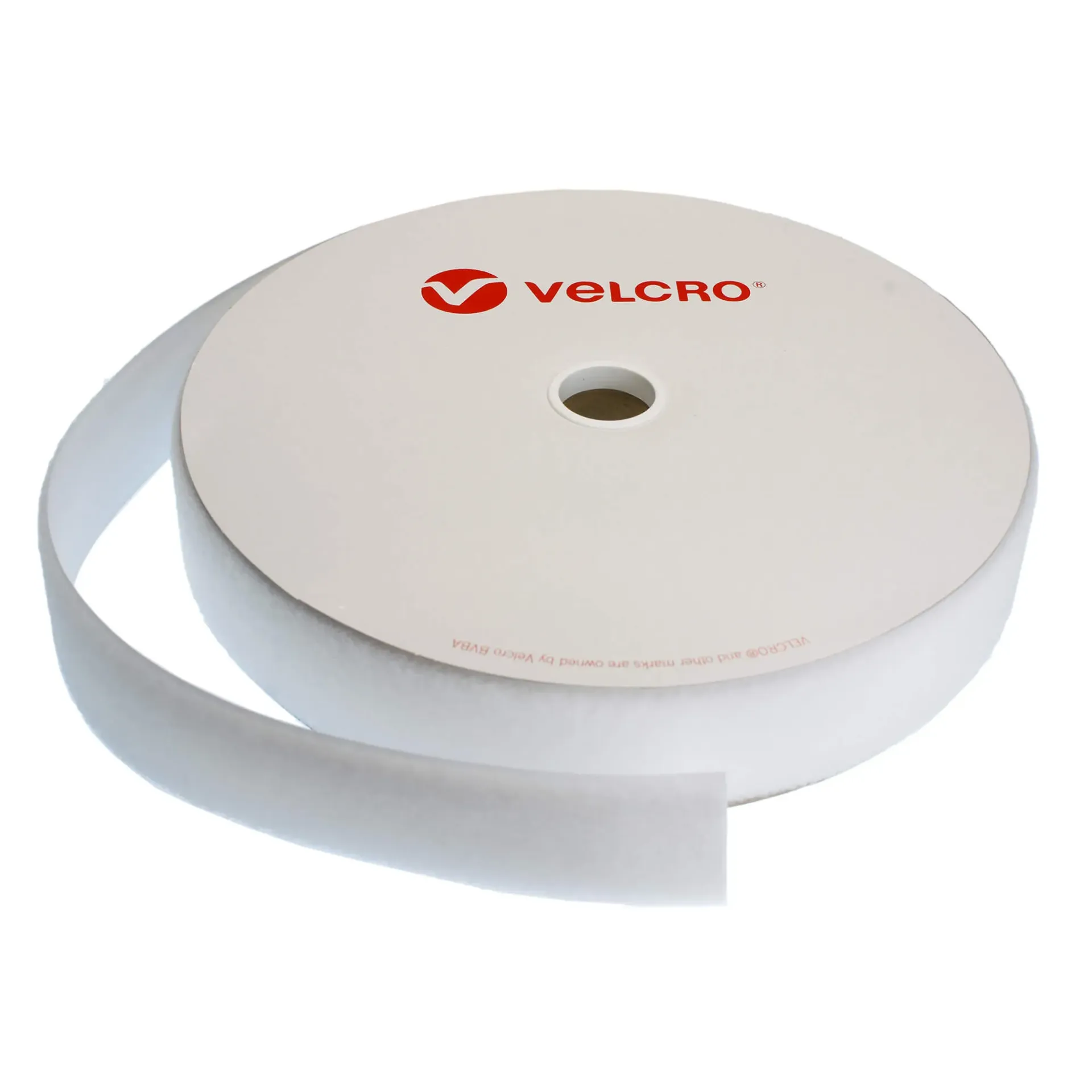 50M Velcro Roll in White