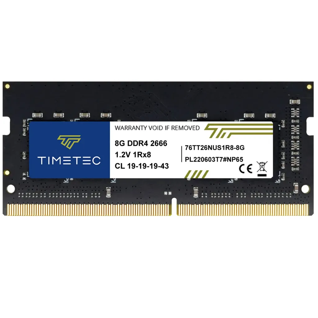 [1933857964906] Timetec 8GB DDR4 2666MHz Pack of 2