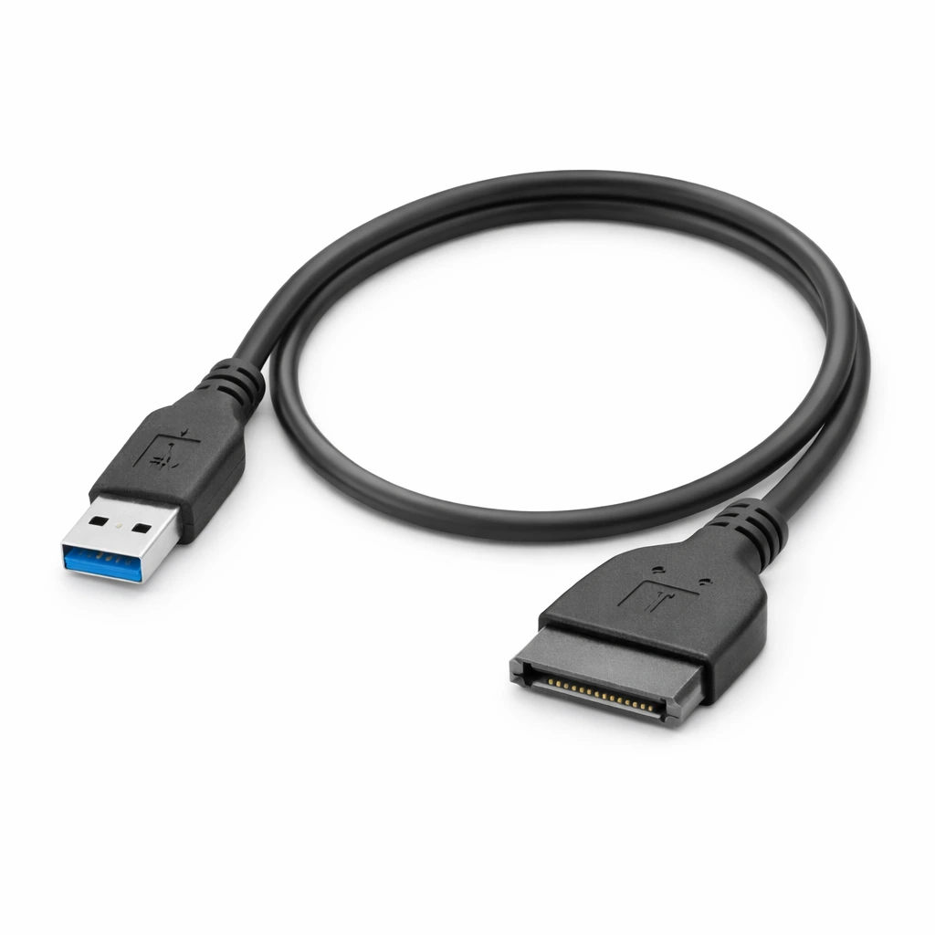 0.5M USB-A (Male) to Sata USB (Male) Cable
