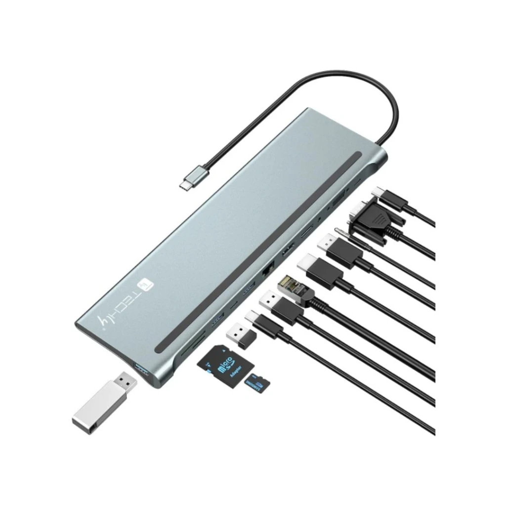 [10234] 12-in-1 USB-C Powered Docking Station